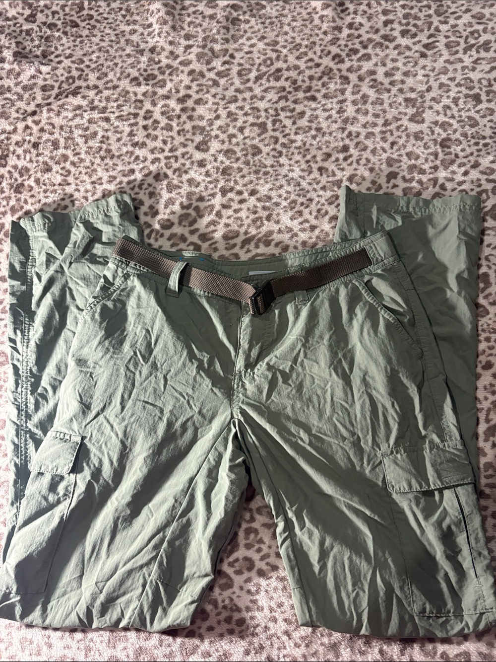 Columbia Women's Straight Leg Jeans in Olive Green